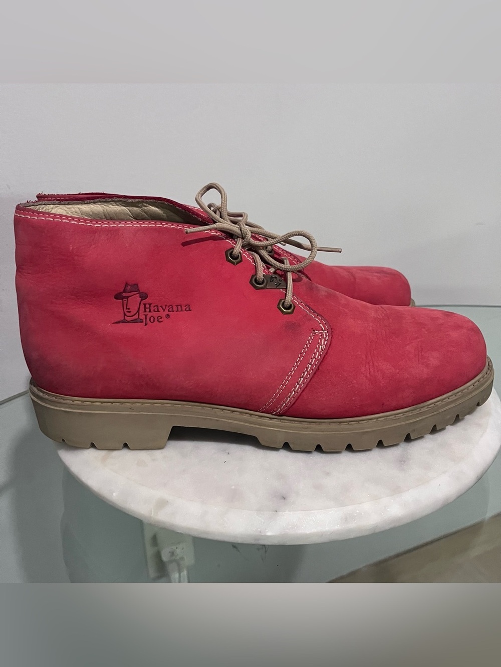 Havana Joe Panama Jack Ankle Chukka Boots Men EU 47 US 12 Lace Up Spain Red